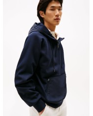 Tommy Hilfiger Sudadera capucha Mix Media 1/4 Zip Hoodie