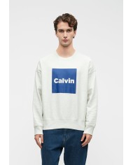 Calvin Klein Sudadera LS Premium Fleece Calvin Box Graphic