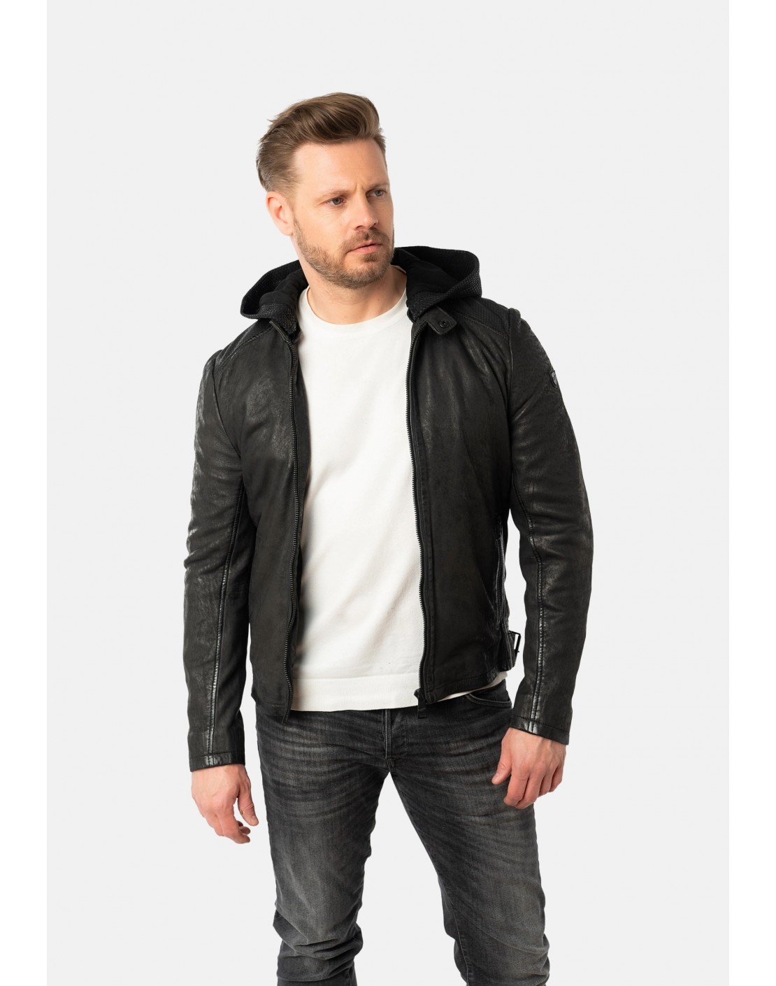 Mauritius Chaqueta Piel MM Lurak SF Men Biker