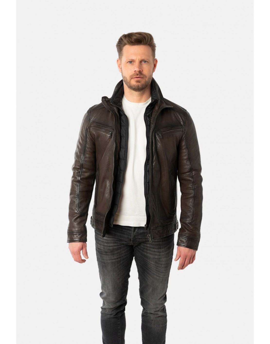 Mauritius Chaqueta Piel MM Hennie Men Jacket Short