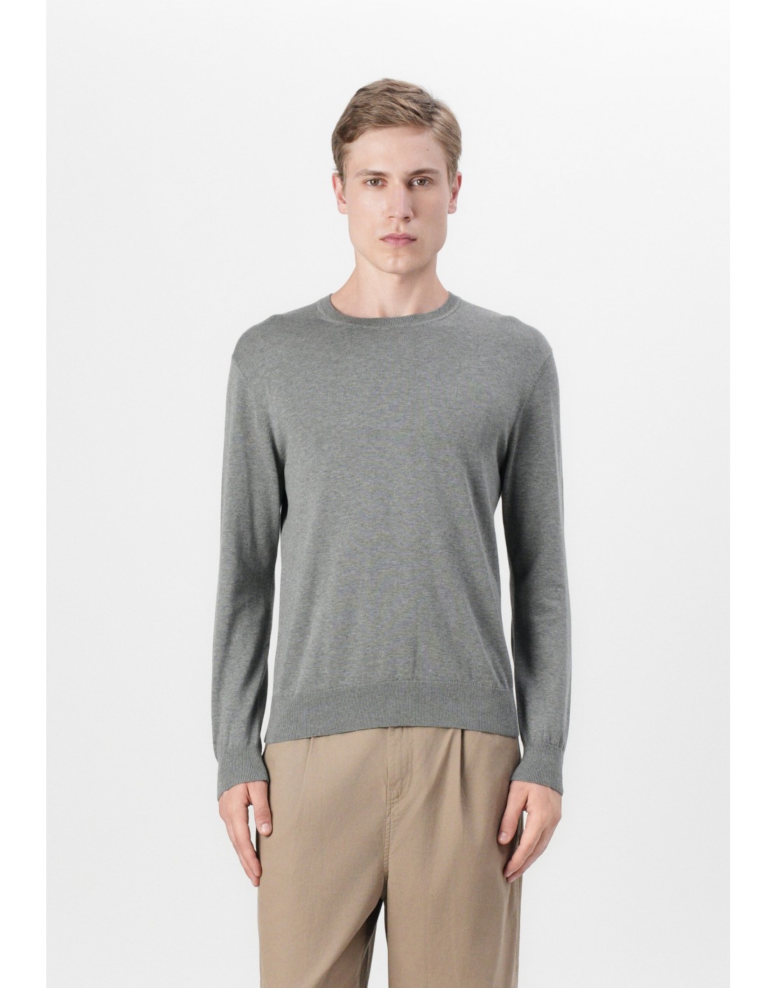 Calvin Klein Jersey de punto Supima Crew