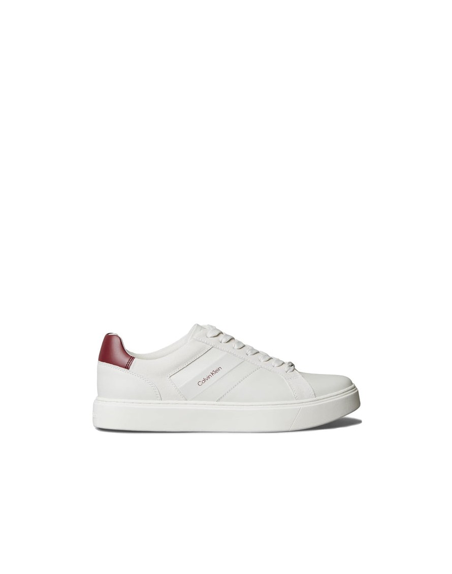 Calvin Klein Zapatillas de piel y ante con suela flexible