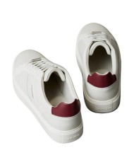 Calvin Klein Zapatillas de piel y ante con suela flexible