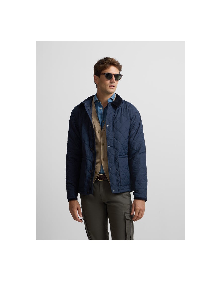 Chaqueta clasica field azul marino