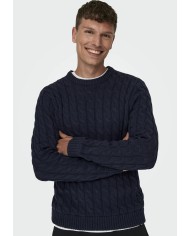 Only & Sons Jersey Onskicker Life Cable Crew