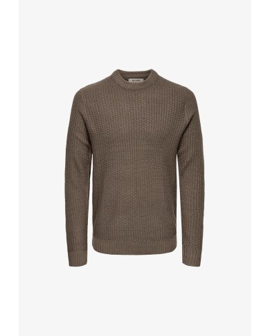 Only & Sons Jersey Onslam REG 5 Struc Crew Knit