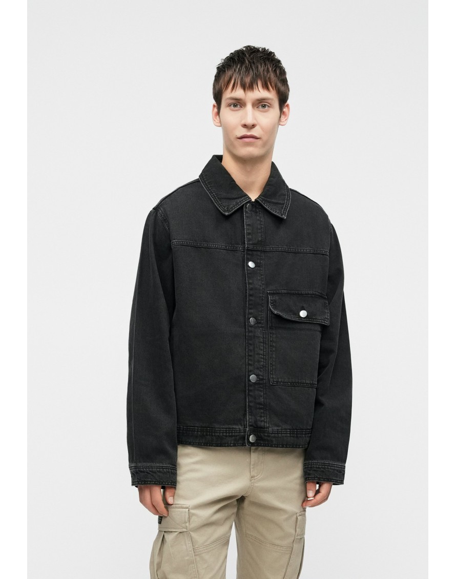 Only & Sons Chaqueta vaquera Onsstudio Washed Black 2384 DNM Jacket