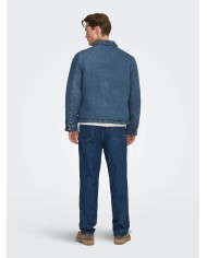 Only & Sons Cazadora Vaquera Onspadded Work MB 5919 Pim Dnm Jacket
