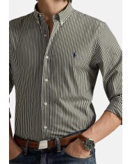 Ralph Lauren Camisa de popelina y elástico Custom Fit