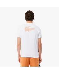 Lacoste Camiseta deportiva gráfica con cocodrilo Ultra-Dry