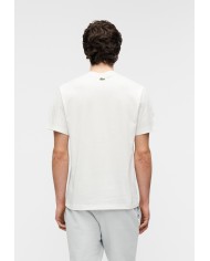 Lacoste Camiseta de punto jersey con detalles de la marca en relieve