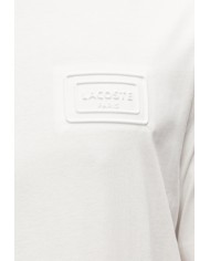 Lacoste Camiseta de punto jersey con detalles de la marca en relieve