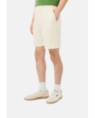 Lacoste Pantalón corto de sarga con mezcla de lino de corte regular