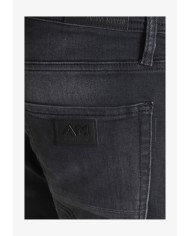 Antony Morato Pantalón Vaquero Comfort Tapered Fit «KURT» en denim negro degradado