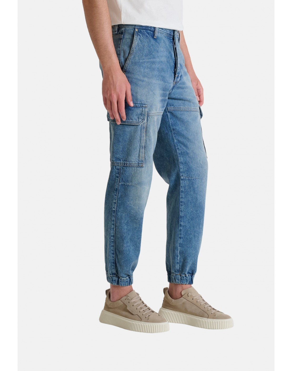 Antony Morato Pantalón Vaquero Cargo Regular Fit «JAY» en denim blue