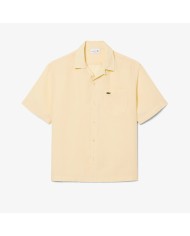 Lacoste Camisa de corte holgado de lino
