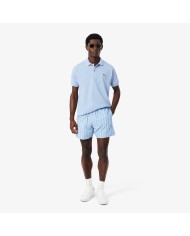 Lacoste Bañador de largo medio con estampado de monograma