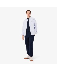 Lacoste Camiseta de algodón grueso bordado