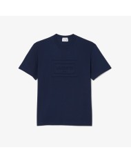 Lacoste Camiseta de algodón grueso bordado