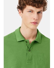 Lacoste Polo de corte clásico de petit piqué con detalle bordado