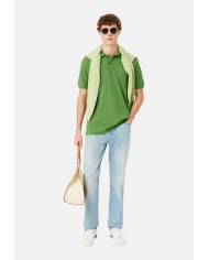 Lacoste Polo de corte clásico de petit piqué con detalle bordado