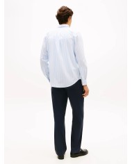 Tommy Hilfiger Camisa de popelín a rayas TH Flex