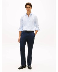 Tommy Hilfiger Camisa de popelín a rayas TH Flex