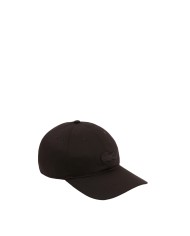Lacoste Gorra de sarga de algodón con insignia