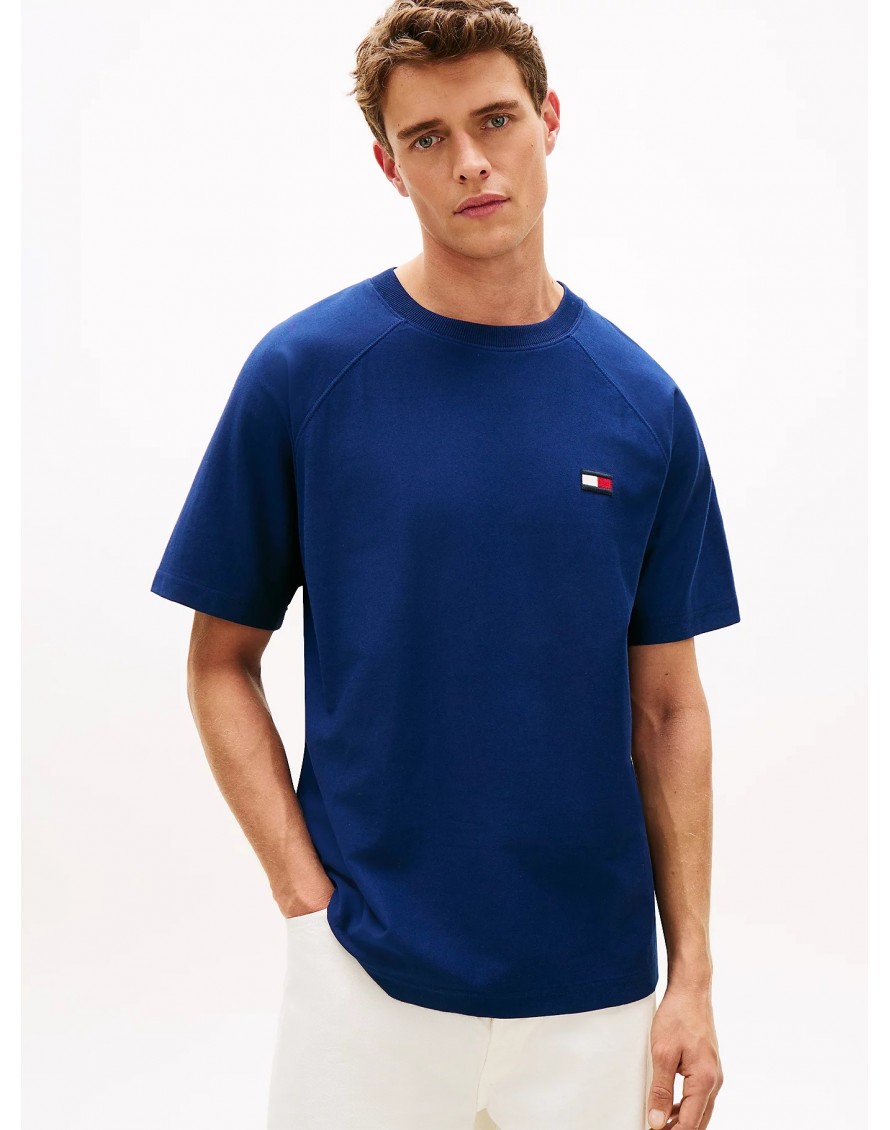 Tommy Hilfiger Camiseta amplia con mangas raglán