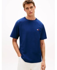 Tommy Hilfiger Camiseta amplia con mangas raglán