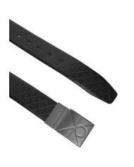 Calvin Klein Cinturón Reversible Emblem Plaque W/AOP 35MM ADJ/RE