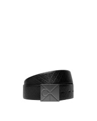 Calvin Klein Cinturón Reversible Emblem Plaque W/AOP 35MM ADJ/RE