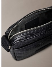 Calvin Klein Bandolera Emblem AOP Coated Camera Bag