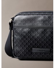 Calvin Klein Bandolera Emblem AOP Coated Camera Bag