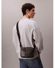 Calvin Klein Bandolera Emblem AOP Coated Camera Bag