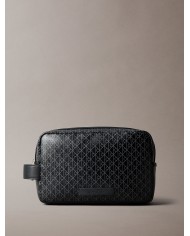 Calvin Klein Bolso con cremallera con logo monograma en todo el artículo