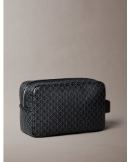 Calvin Klein Bolso con cremallera con logo monograma en todo el artículo