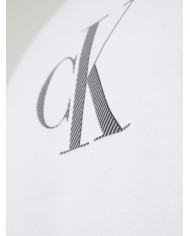Calvin Klein Camiseta SS 30S Distress Monogram Graphic