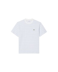 Lacoste Camiseta de algodón grueso de rayas