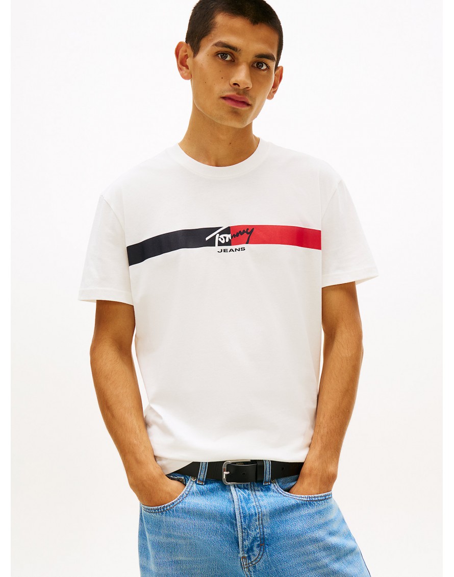 Tommy Jeans Camiseta TJM Reg Signature ST