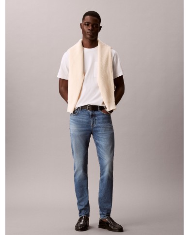 Calvin Klein Pantalón Vaquero Slim Taper Blue Tide Blue