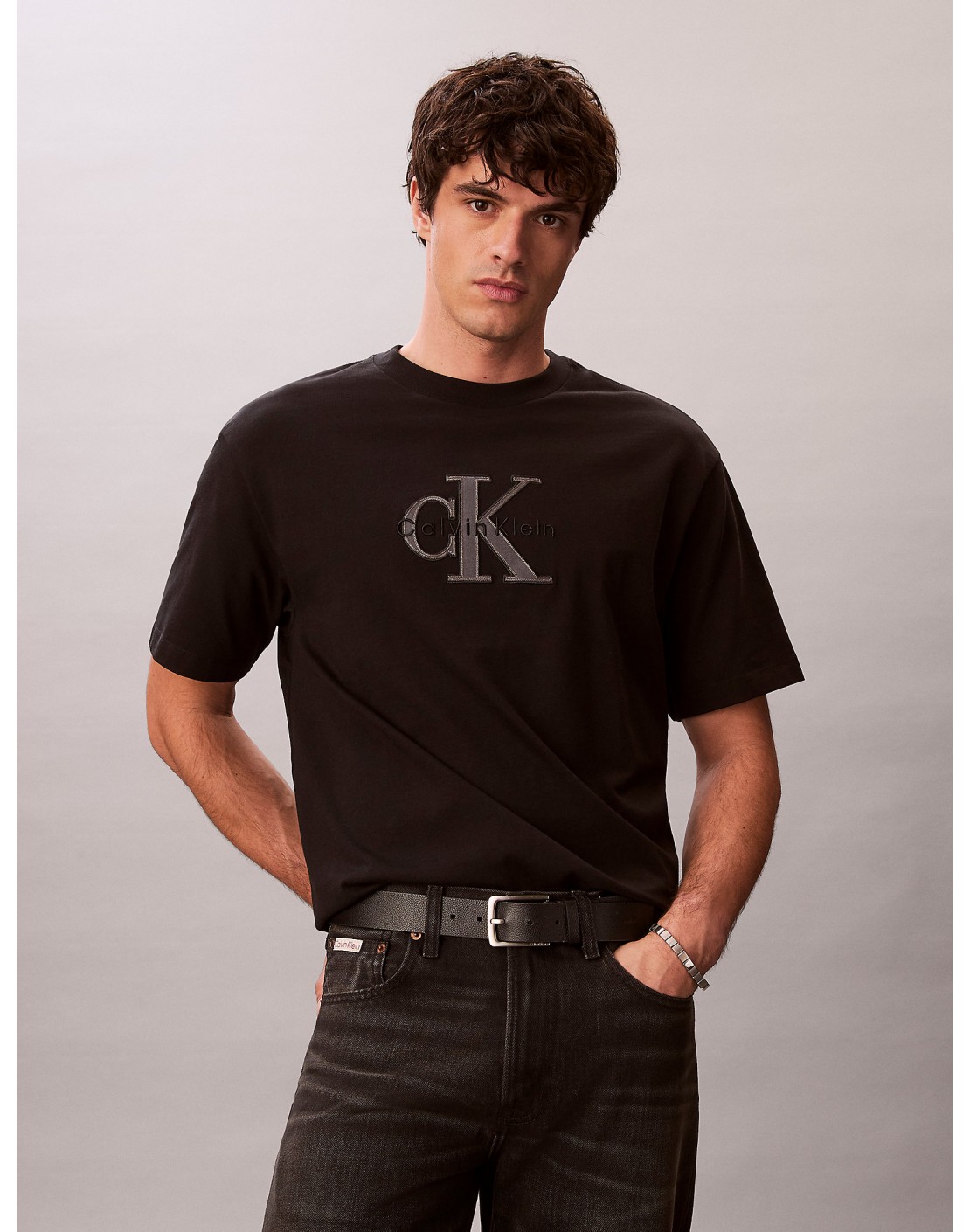 Calvin Klein Camiseta SS 16S Elevated Monologo Tee
