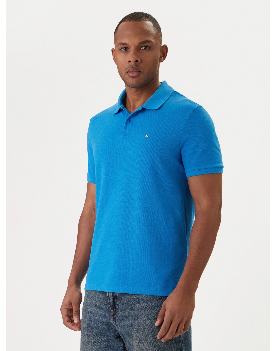 Calvin Klein Polo SS Monogram Pique