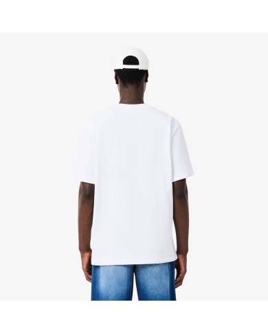 Lacoste Camiseta de punto jersey de algodón grueso