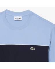 Lacoste Camiseta de algodón con bloques de color