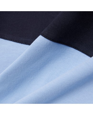 Lacoste Camiseta de algodón con bloques de color