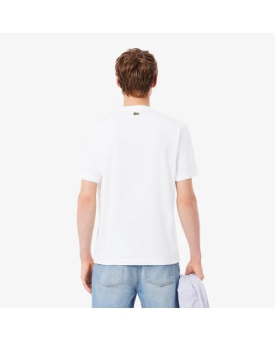 Lacoste Camiseta de algodón estampada