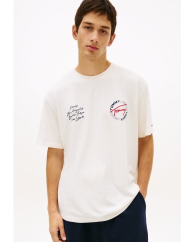 Tommy Jeans Camiseta TJM RLX Sign Circle