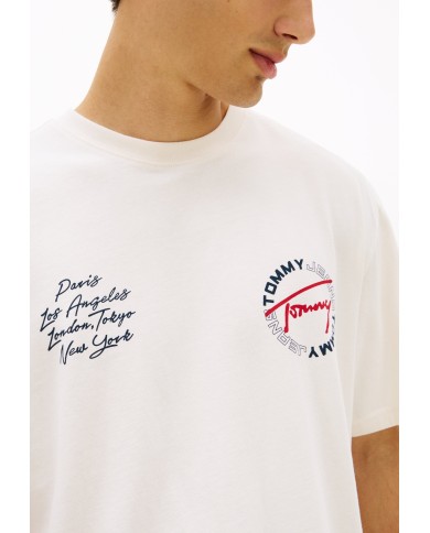 Tommy Jeans Camiseta TJM RLX Sign Circle