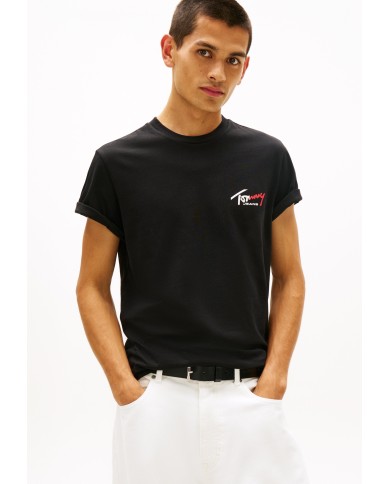 Tommy Jeans Camiseta TJM Slim Sign Chest